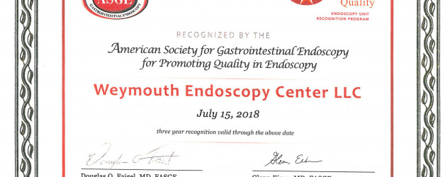 ASGE Recognition