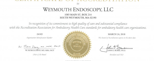 Certificate of Accreditation